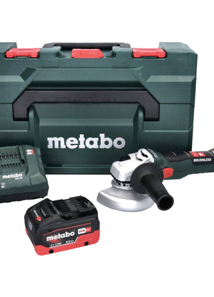 Metabo W 18 LT BL 11-125 Akku Winkelschleifer 18 V 125 mm Brushless + 1x Akku 8,0 Ah + Ladegerät + metaBOX - Toolbrothers