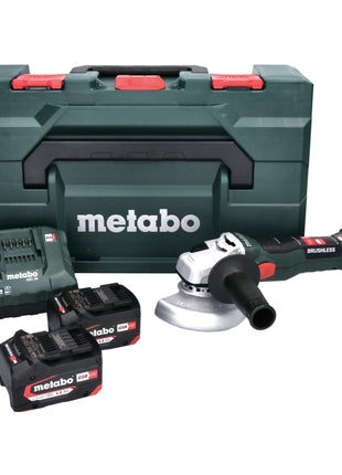 Metabo W 18 LT BL 11-125 Akku Winkelschleifer 18 V 125 mm ( 613052510 ) Brushless + 2x Akku 4,0 Ah + Ladegerät + metaBOX