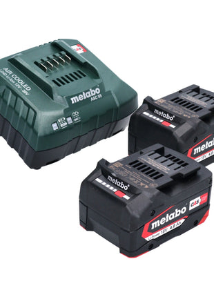 Meuleuse d'angle sur batterie Metabo W 18 LT BL 11-125 18 V 125 mm (613052510) sans balais + 2x batterie 4,0 Ah + chargeur + métaBOX