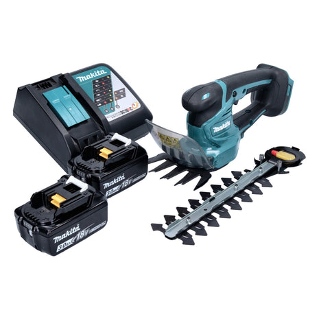 Makita DUM 111 RFX cortacésped a batería cortasetos 18 V + 2x baterías 3,0 Ah + cargador