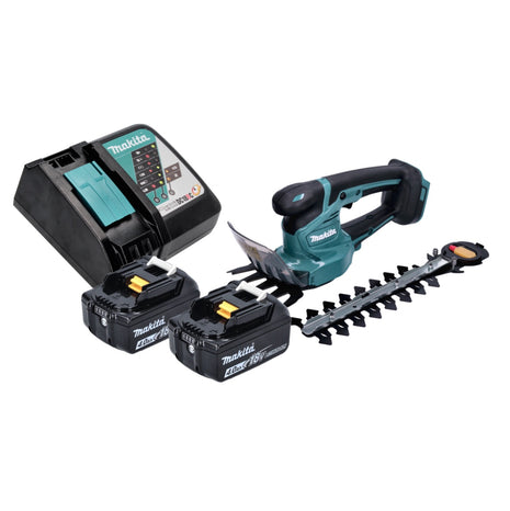 Makita DUM 111 RMX Akku Grasschere Strauchschere 18 V + 2x Akku 4,0 Ah + Ladegerät