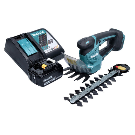 Makita DUM 111 RG1X Akku Grasschere Strauchschere 18 V + 1x Akku 6,0 Ah + Ladegerät