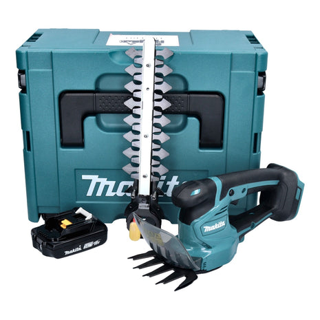 Makita DUM 111 A1XJ cortacésped a batería cortasetos 18 V + 1x batería 2,0 Ah + Makpac - sin cargador