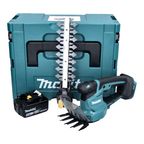 Makita DUM 111 G1XJ cortacésped a batería cortasetos 18 V + 1x batería 6,0 Ah + Makpac - sin cargador