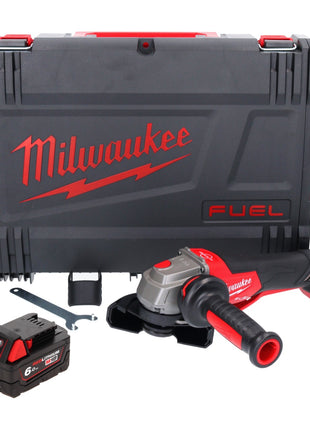 Milwaukee M18 FSAGV115XPDB-601X Akku Winkelschleifer 18 V 115 mm Brushless + 1x Akku 6,0 Ah + HD Box - ohne Ladegerät