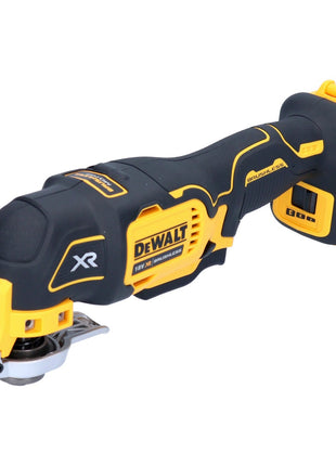 Oscilador multiherramienta a batería DeWalt DCS 356 N-XJ 18 V sin escobillas + juego de accesorios - sin batería, sin cargador