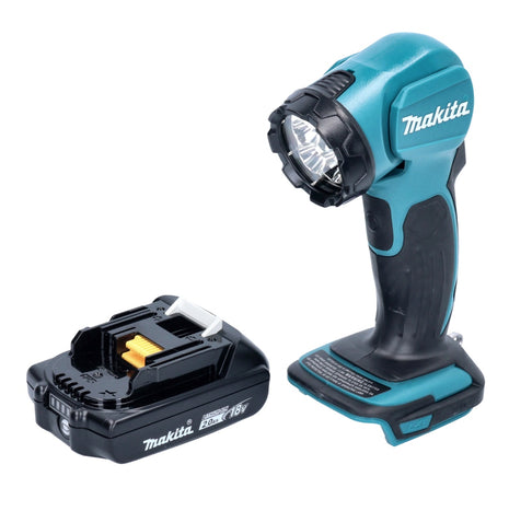 Makita DEADML 815 A1 akumulatorowa lampa ręczna LED 14,4 - 18 V 160 lm + 1x akumulator 2,0 Ah - bez ładowarki