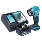 Makita DEADML815RF1 Lampe portative sans fil LED 160 lm 14,4 - 18 V + 1x Batterie 3,0 Ah + Chargeur