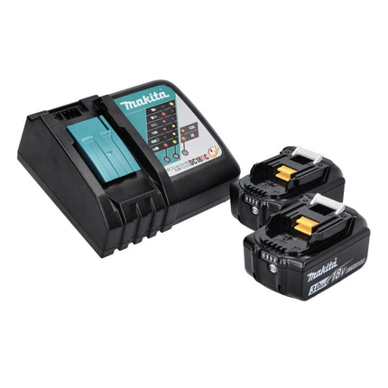 Makita DEADML 815 RF LED Akku Handleuchte 14,4 - 18 V 160 lm + 2x Akku 3,0 Ah + Ladegerät