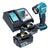 Makita DEADML 815 RM Lampe torche  à batterie rechargeable LED 14,4 - 18 V 160 lm + 2x batterie rechargeable 4,0 Ah + kit chargeur