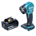 Makita DEADML 815 T1 LED Akku Handleuchte 14,4 - 18 V 160 lm + 1x Akku 5,0 Ah - ohne Ladegerät