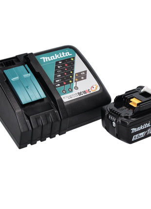 Makita DEADML 815 RT1 LED Akku Handleuchte 14,4 - 18 V 160 lm + 1x Akku 5,0 Ah + Ladegerät