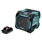 Makita DMR 203 A1 Bluetooth Lautsprecher 12 V 18 V IP64 + 1x Akku 2,0 Ah - ohne Ladegerät