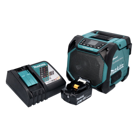 Makita DMR 203 RM1 Bluetooth Lautsprecher 12 V 18 V IP64 + 1x Akku 4,0 Ah + Ladegerät