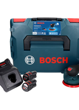 Bosch GEX 12V-125 Professional Akku Exzenterschleifer 12 V 125 mm Brushless + 2x Akku 3,0 Ah + Ladegerät + L-Boxx - Toolbrothers