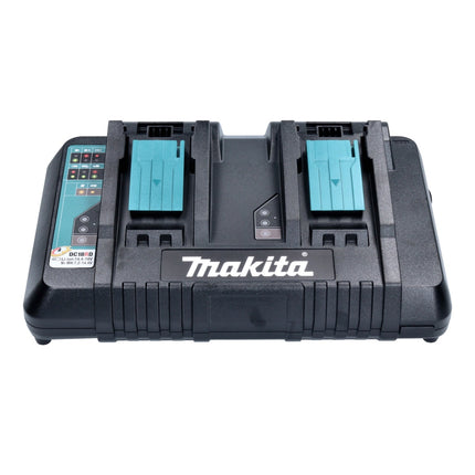 Makita Power Source Kit 18 V mit 4x BL 1820 B 2,0 Ah Akku ( 4x 197254-9 ) + DC 18 RD Doppel Schnellladegerät ( 196933-6  )