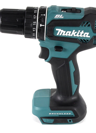 Makita DHP 485 Z Perceuse-visseuse à percussion sans fil 50Nm 18V Brushless + Set d'embouts 31 pcs. (D-30667)