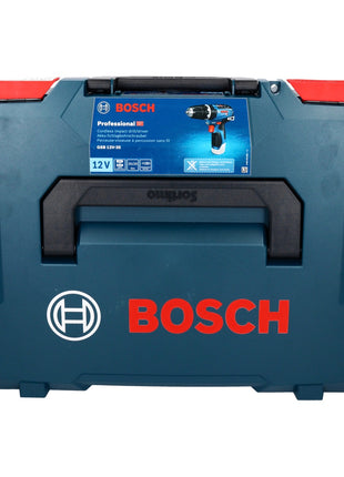 Bosch GSB 12V-35 Professional Akku Schlagbohrschrauber 12 V 35 Nm Brushless + 32 tlg. Bitset + L-Boxx - ohne Akku, ohne Ladegerät