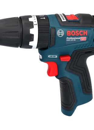 Bosch GSB 12V-35 Professional Akku Schlagbohrschrauber 12 V 35 Nm Brushless + 2x Akku 3,0 Ah + Ladegerät + 32 tlg. Bitset + L-Boxx