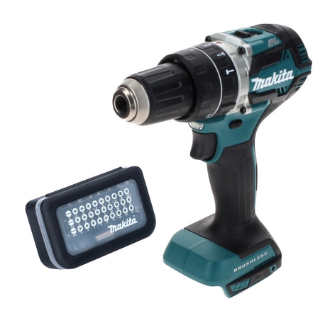 Makita DHP 484 Z Perceuse à percussion sans fil 18 V 54 Nm sans balais + jeu d'embouts 31 pièces (D-30667)