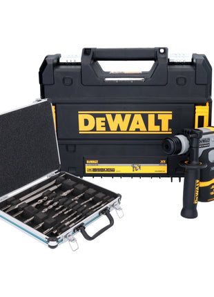 Taladro percutor inalámbrico DeWalt DCH 172 NT 18 V 1,4 J SDS plus sin escobillas + juego de taladro y cincel 13 piezas + TSTAK - sin batería, sin cargador