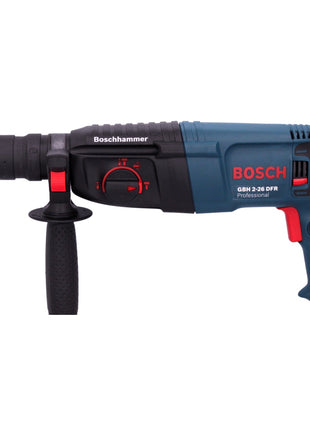 Bosch GBH 2-26 DFR Professional Bohrhammer 800 W 2,7 J SDS plus + Wechselbohrfutter + 13 tlg. Bohrer und Meißel Set + Koffer