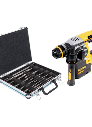 DeWalt DCH 273 N Perforateur combiné sans fil 18 V 2.1 J SDS Plus brushless + Ensemble de 13 perceuses et burins - sans batterie, sans chargeur