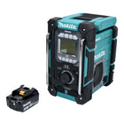 Makita DMR 301 F1 Akku Baustellenradio 12 V max. - 18 V DAB / DAB+ / Bluetooth + 1x Akku 3,0 Ah - ohne Ladegerät