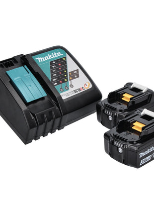 Radio de chantier à batterie Makita DMR 301 RF 12 V max. - 18 V DAB / DAB+ / Bluetooth + 2x batteries 3,0 Ah + chargeur