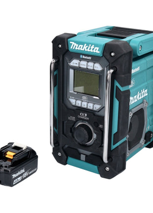 Radio de chantier à batterie Makita DMR 301 M1 12 V max. - 18 V DAB / DAB+ / Bluetooth + 1x batterie 4,0 Ah - sans chargeur