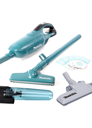 Aspirateur sans fil Makita DCL 182 Z 18 V + accessoire séparateur cyclone + suceur de sol commutable - sans batterie, sans chargeur