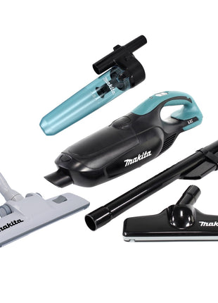 Makita DCL 182 ZB Akku-Staubsauger 18 V Schwarz + Zyklon Abscheidervorsatz + Umschalt Bodendüse - ohne Akku, ohne Ladegerät