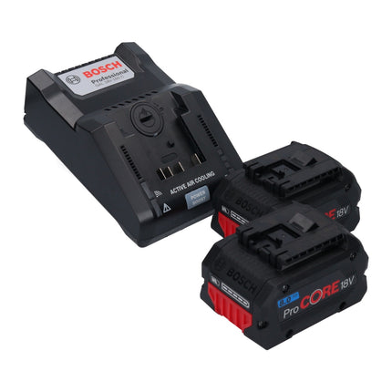 Bosch Starter Set mit 2x ProCORE 18 V 8,0 Ah Akku + GAL 18V-160 C Ladegerät ( 1600A016GP )