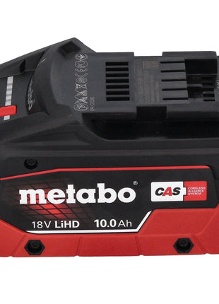 Metabo Basis Set 2x LiHD Akkupack 18 V 10,0 Ah Li-Ion Akku CAS System ( 685142000 ) + ASC 145 Ladegerät AIR COOLED + metaBOX - Toolbrothers