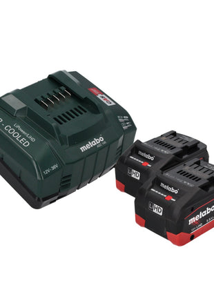 Metabo Basis Set 2x LiHD Akkupack 18 V 5,5 Ah Li-Ion Akku CAS System ( 685122380 ) + ASC 145 Ladegerät AIR COOLED - Toolbrothers