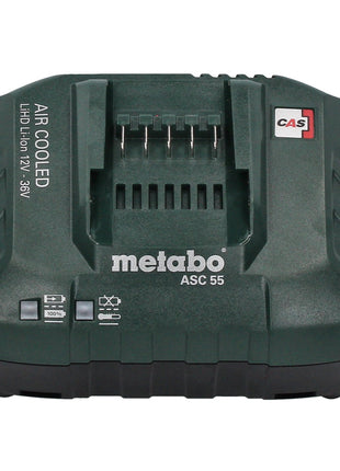 Metabo Basis Set 1x LiHD Akku 4,0 Ah 18 V CAS Li-Ion Akku + 1x LiHD Akku 5,5 Ah + Ladegerät ASC 55 ( 685160000 ) - Toolbrothers