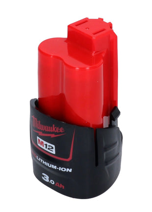 Compresor de batería Milwaukee M12 BI-301 12 V + 1x batería 3,0 Ah - sin cargador