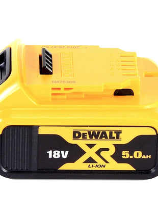 DeWalt DCS 356 N-XJ Akku Multitool Oszillierer 18 V Brushless + 1x Akku 5,0 Ah + Zubehörset - ohne Ladegerät