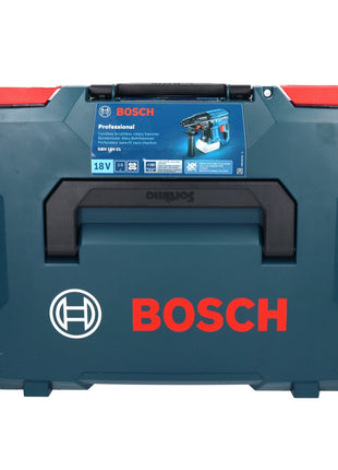 Bosch GBH 18V-21 Taladro percutor inalámbrico profesional 18 V 2,0 J sin escobillas (0611911101) + L-BOXX - sin batería, sin cargador