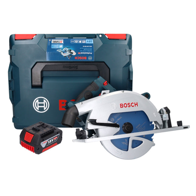 Bosch GKS 18V-68 GC Professional Akku Handkreissäge 18 V 190 mm Biturbo Brushless + 1x Akku 5,0 Ah + L-BOXX - ohne Ladegerät