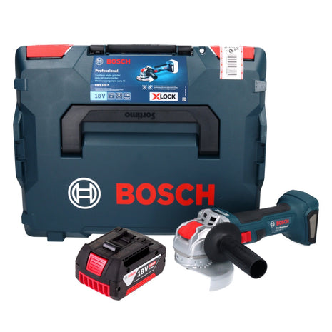 Bosch GWX 18V-7 Professional Akku Winkelschleifer 18 V 125 mm Brushless X-LOCK + 1x Akku 5,0 Ah + L-Boxx - ohne Ladegerät - Toolbrothers