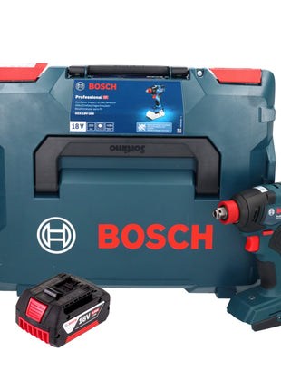 Bosch GDX 18V-200 Professional Akku Drehschlagschrauber 18 V 200 Nm Brushless + 1x Akku 4,0 Ah + L-BOXX - ohne Ladegerät