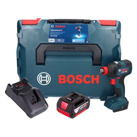 Bosch GDX 18V-200 Professional Clé à chocs rotative sans fil 18 V 200 Nm sans balais + 1x batterie 5,0 Ah + chargeur + L-BOXX