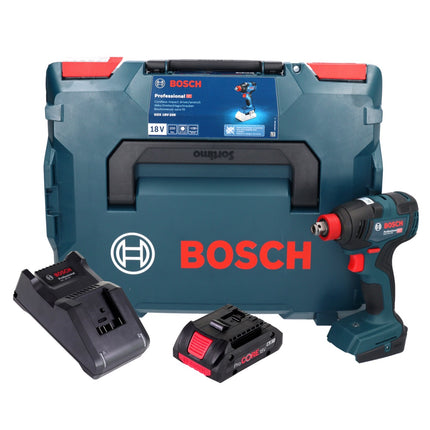 Bosch GDX 18V-200 Professional Akku Drehschlagschrauber 18 V 200 Nm Brushless + 1x ProCORE Akku 4,0 Ah + Ladegerät + L-BOXX