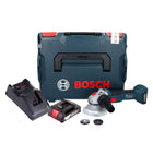 Bosch GWS 18V-10 Professional amoladora angular a batería 18 V 125 mm sin escobillas + 1x batería 2,0 Ah + cargador + L-Boxx