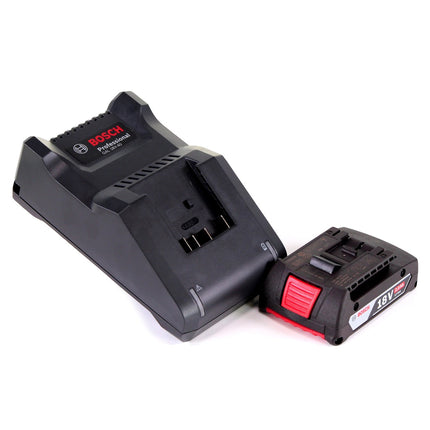 Bosch GWS 18V-10 Professional Akku Winkelschleifer 18 V 125 mm Brushless + 1x Akku 2,0 Ah + Ladegerät + L-Boxx