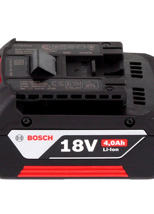 Amoladora angular a batería Bosch GWS 18V-10 Professional 18 V 125 mm sin escobillas + 1x batería 4,0 Ah + L-Boxx - sin cargador