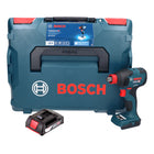 Bosch GDX 18V-210 C Atornillador de impacto giratorio inalámbrico profesional 18 V 210 Nm sin escobillas + 1x batería 2,0 Ah + módulo de conectividad + L-Boxx - sin cargador