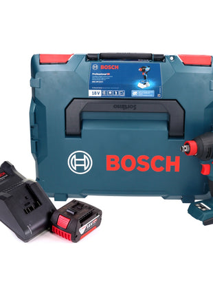 Bosch GDX 18V-210 C Professional Akku Drehschlagschrauber 18 V 210 Nm Brushless + 1x Akku 5,0 Ah + Ladegerät + Connectivity Modul + L-Boxx