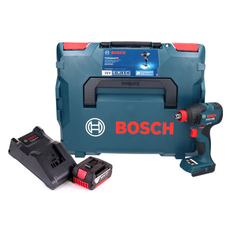 Bosch GDX 18V-210 C Profesjonalny akumulatorowy klucz udarowy 18 V 210 Nm bezszczotkowy + 1x akumulator 5,0 Ah + ładowarka + moduł łączności + L-Boxx